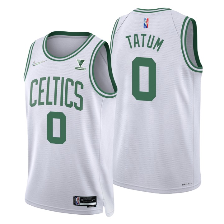 Men's Boston Celtics Jayson Tatum #0 Diamond 75th Anniversary Association Jersey 2401XLTD